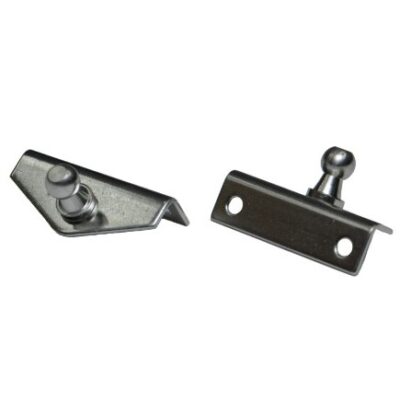 2-hole outside corner bracket with ball stud