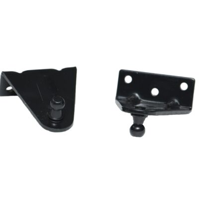 Carbon steel bracket with integrated ball stud