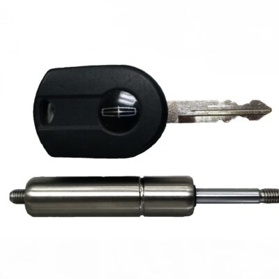 Image of a Micro Gas Spring with a car key
